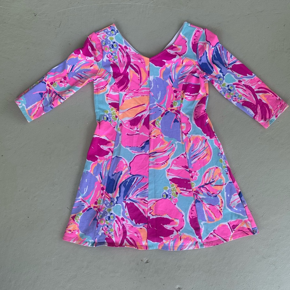 Girls Lilly Pulitzer Amelia Fit & Flare dress